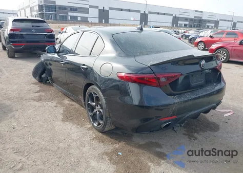 2018 Alfa Romeo Giulia Ti Sport Awd from USA, damaged, VIN ZARFAEEN0J7566599